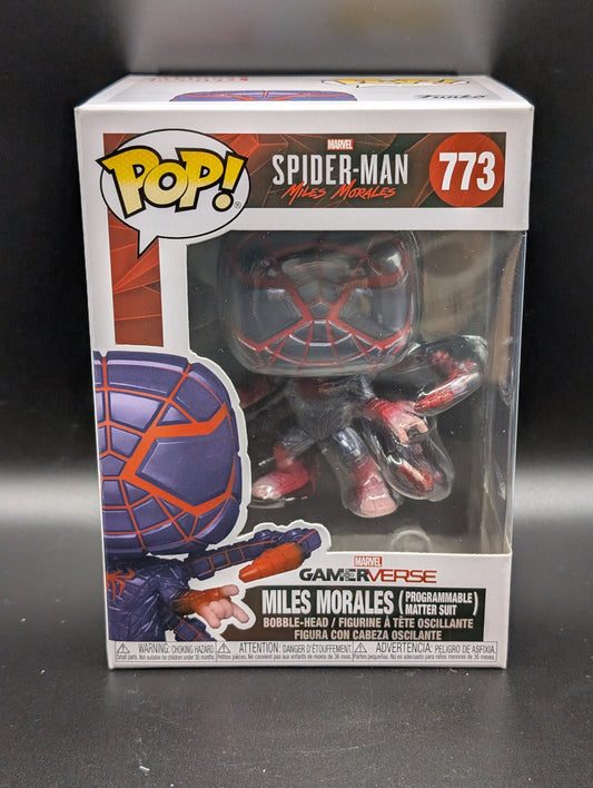Funko POP! Games Spider-Man Miles Morales #733 Miles Morales Programmable Matter Suit Vinyl Collectable FRENLY BRICKS - Open 7 Days