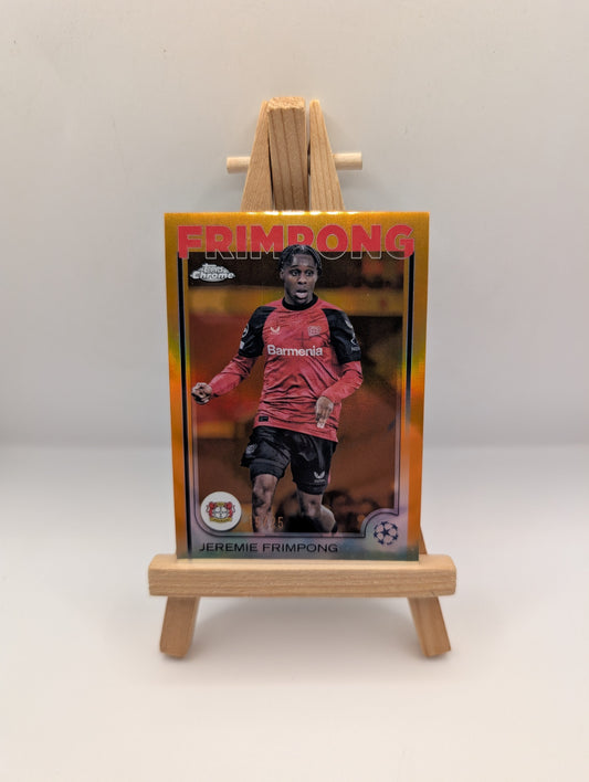 2024-25 Topps Chrome UEFA Jeremie Frimpong Orange /25 #78 FRENLY BRICKS - Open 7 Days