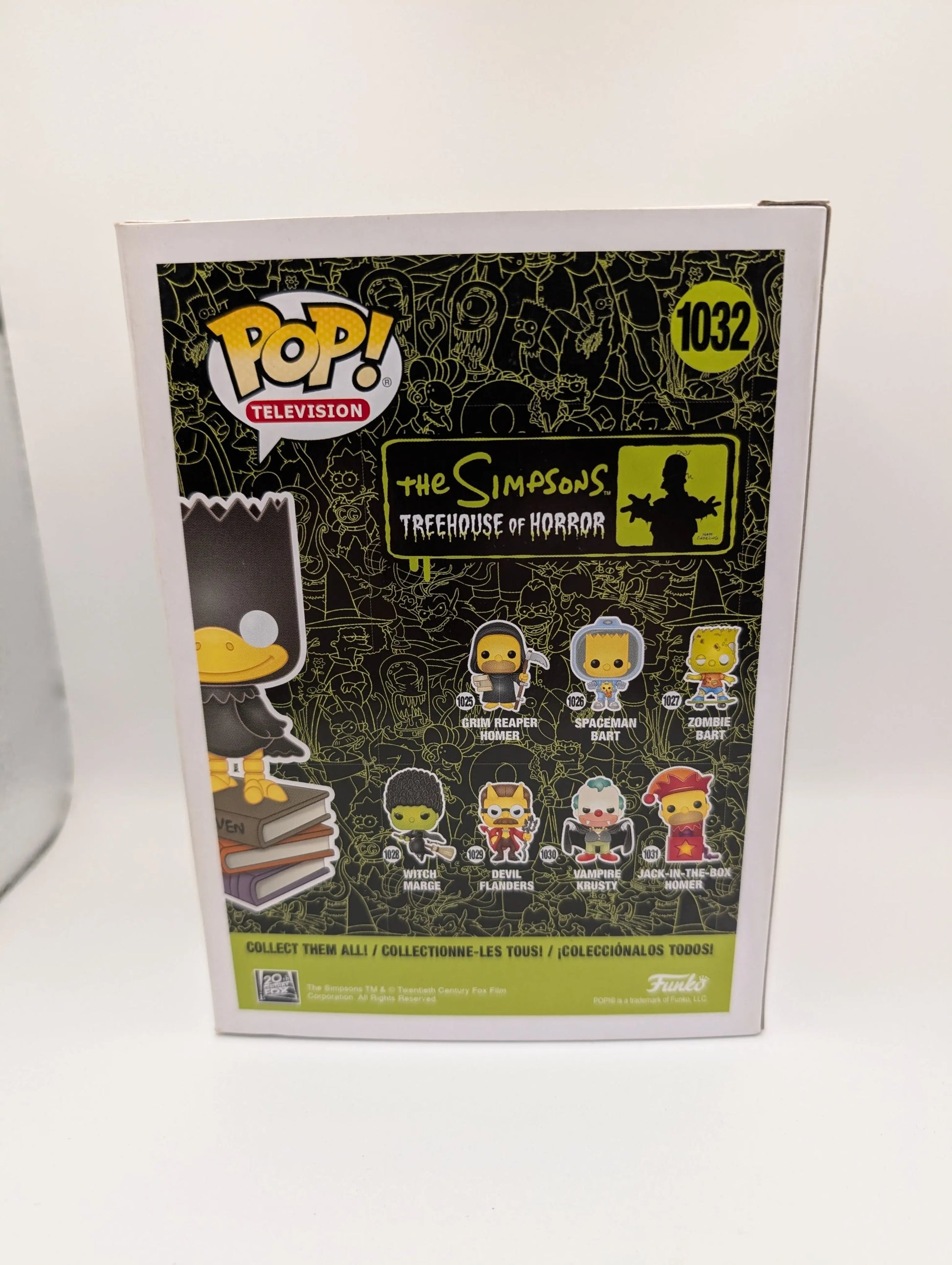 Funko POP The Simpsons Treehouse Of Horror The Raven Bart #1032 Vinyl Figure FRENLY BRICKS - Open 7 Days