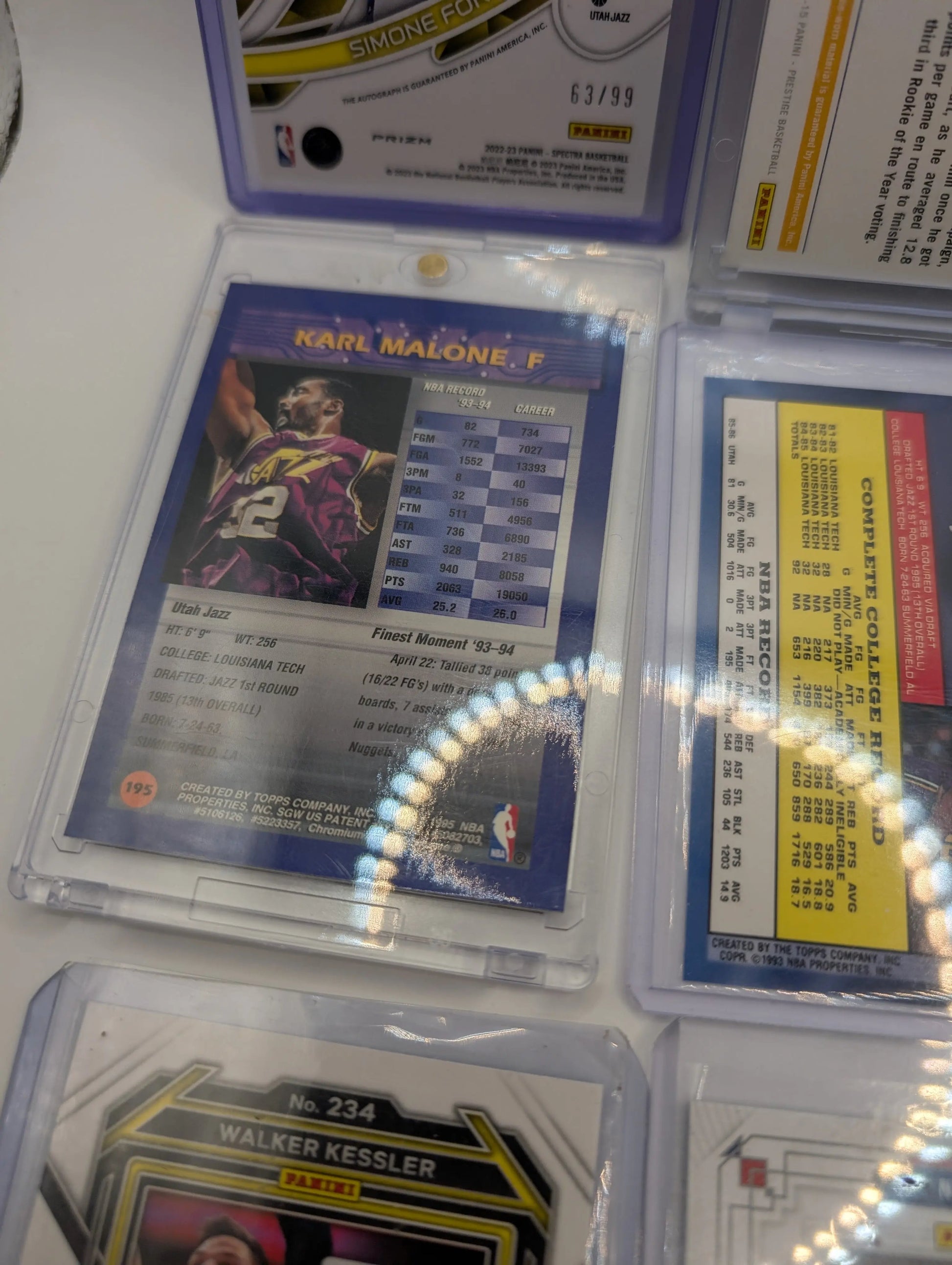 Utah Jazz NBA Basketball Card Lot, Rookies, Patch, Auto, Numbered, Karl Malone FRENLY BRICKS - Open 7 Days