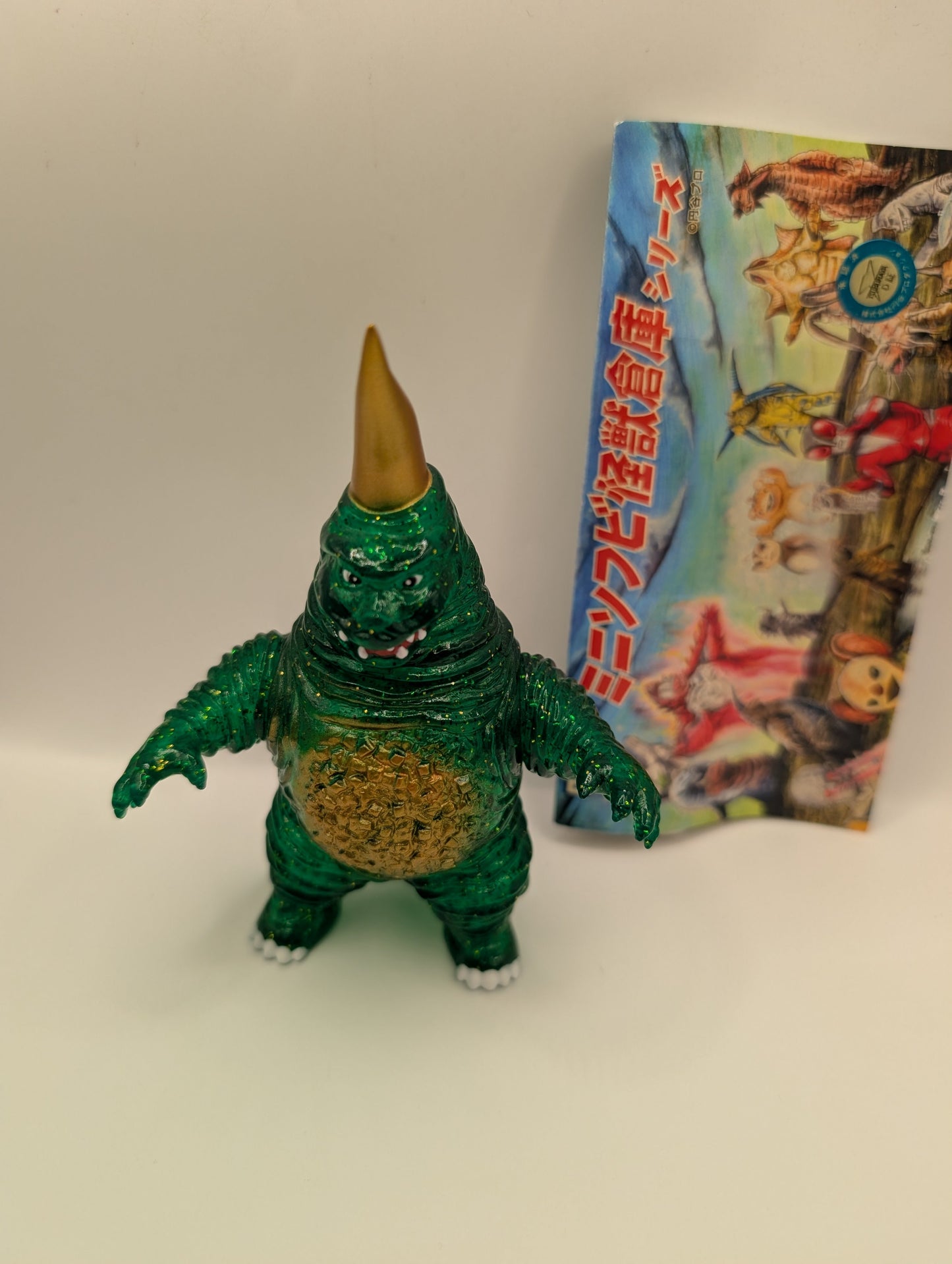 MAX TOY Mini Soft Vinyl Kaiju Warehouse Series Ranosorus GREEN Sparkle FRENLY BRICKS - Open 7 Days