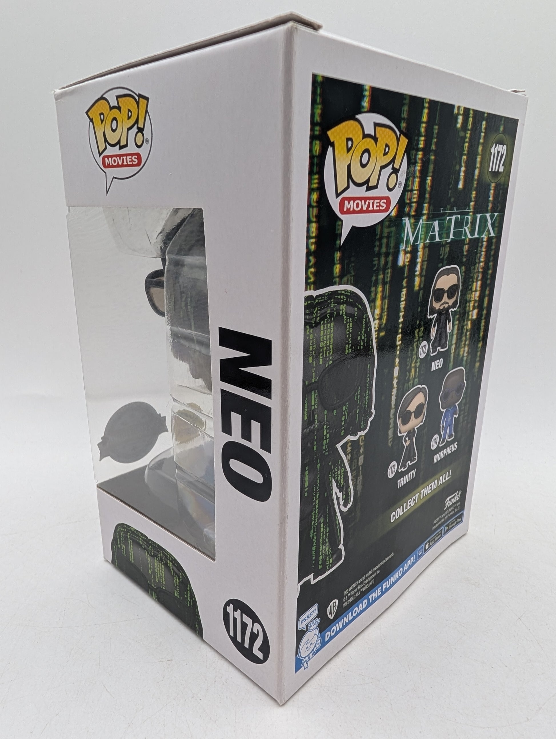 Funko Pop! Matrix Neo #1172 Glow in Dark Special Edition Vinyl Figure image 4