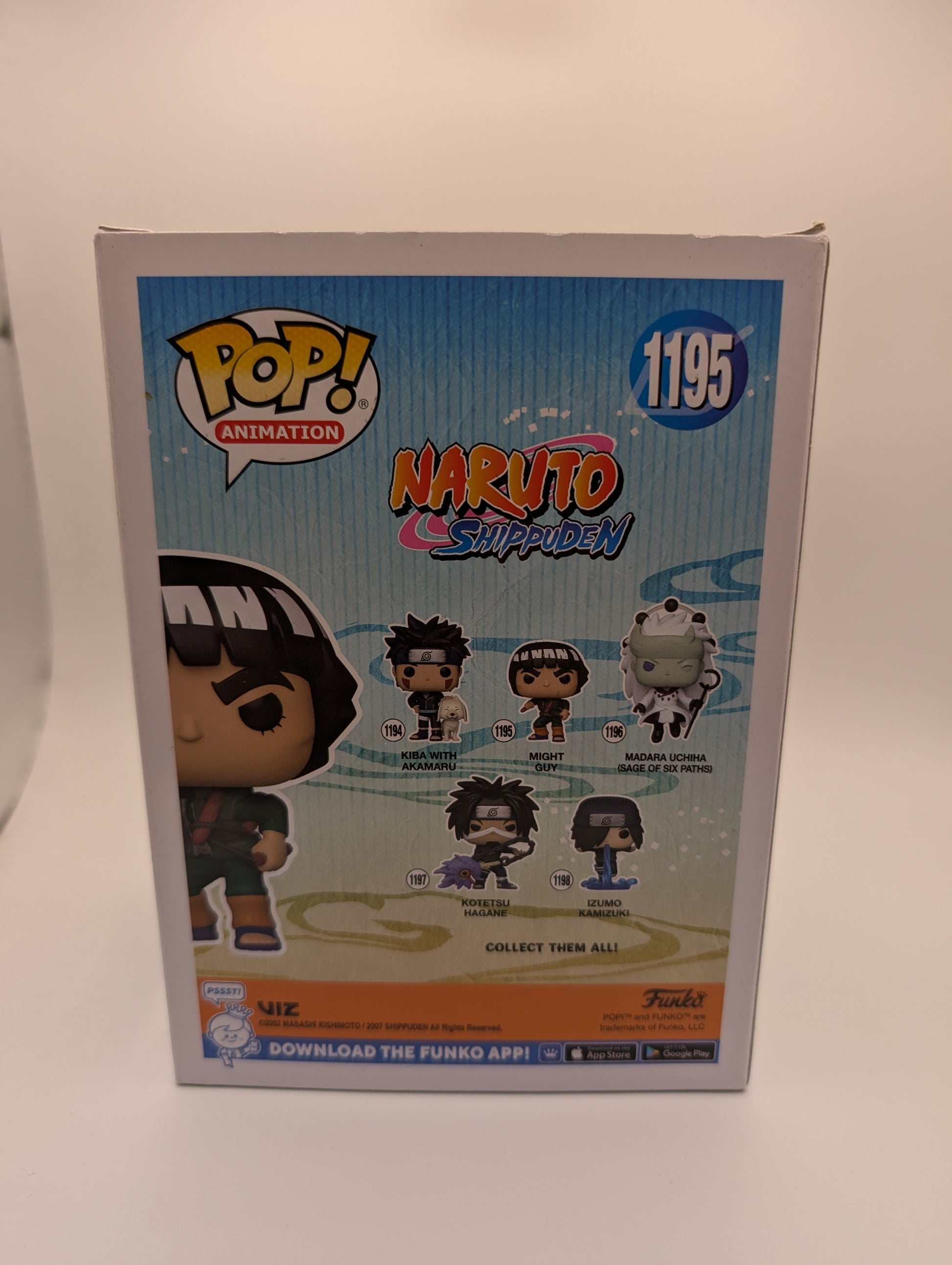 Funko Pop Vinyl Anime Naruto Shippuden Might Guy 1195 Figure FRENLY BRICKS - Open 7 Days