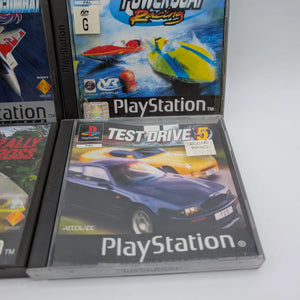 PS1 PlayStation 4x Game Lot Bundle Untested Racing Boating Games Used FRENLY BRICKS - Open 7 Days