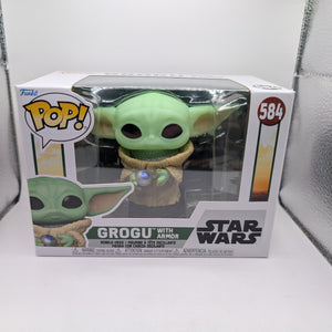 Funko Pop! Grogu With Armor #584 Star Wars FRENLY BRICKS - Open 7 Days