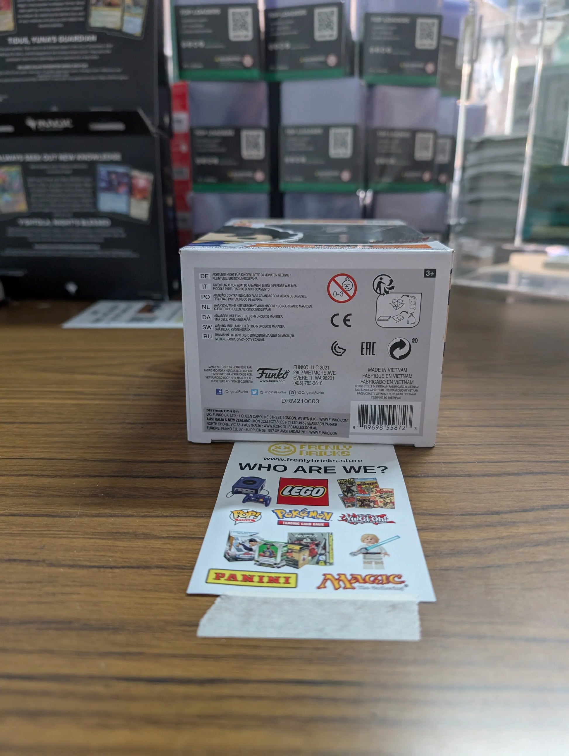 FUNKO Pop Vinyl Vegeta #949 FRENLY BRICKS - Open 7 Days