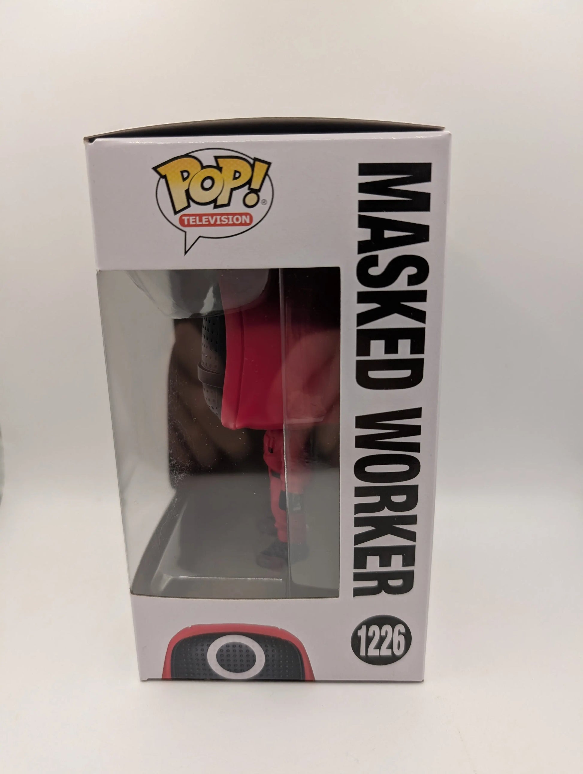 Funko Pop! Vinyl - Squid Game - Red Soldier (Circle Mask) Masked Worker #1226 FRENLY BRICKS - Open 7 Days