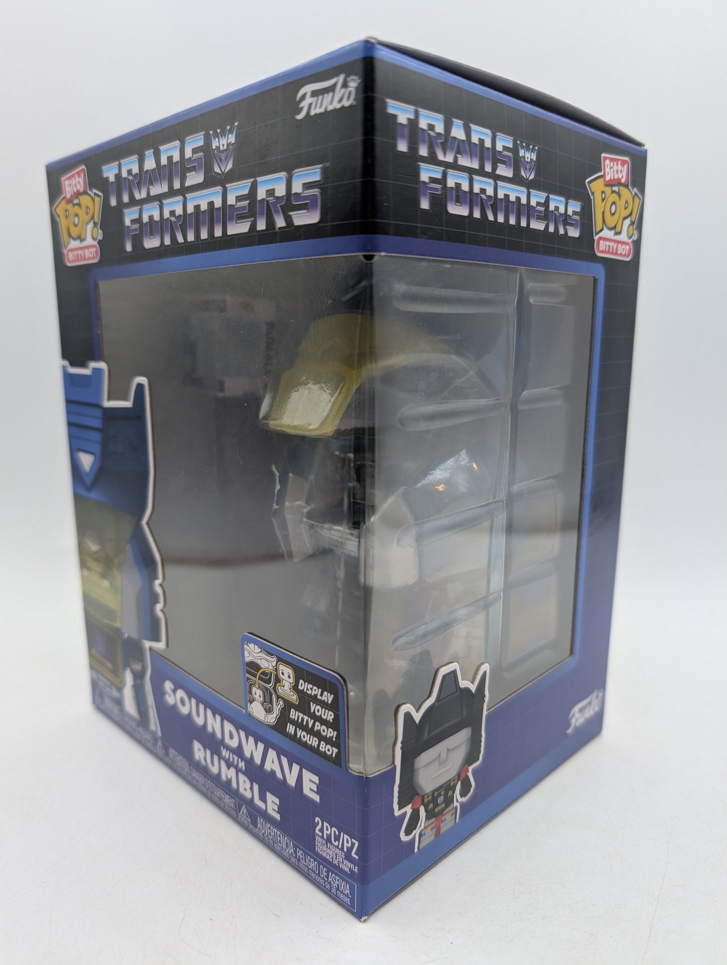 Bitty POP! Transformers Soundwave with Rumble 2Pc