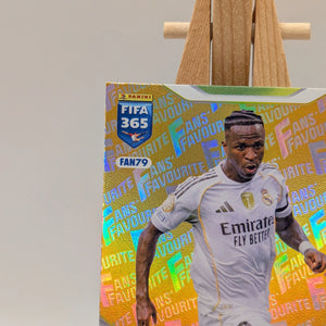 Adrenalyn XL FIFA 365 2026 FANS FAVOURITE FAN79 Vini Jr /100 FRENLY BRICKS - Open 7 Days