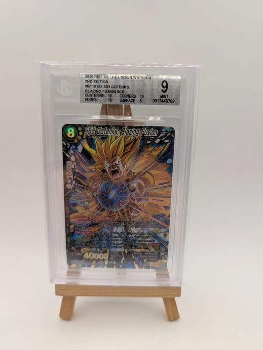 BGS 9 Dragon Ball Super SS3 GOTENKS Blazing Fusion Secret Rare BT10-153 SCR 2nd FRENLY BRICKS - Open 7 Days