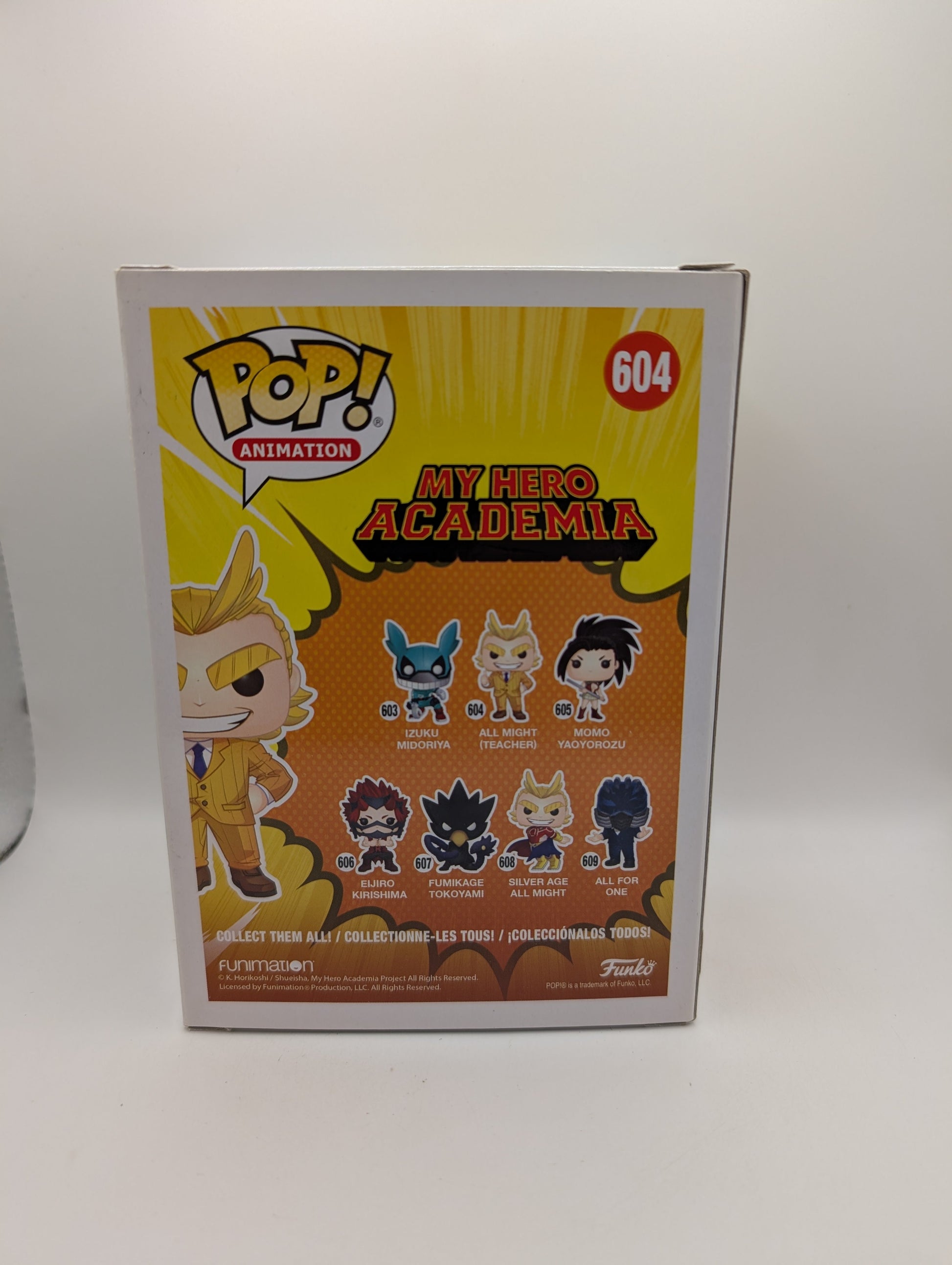 #604 Funko Pop My Hero Academia All Might Teacher Vinyl Figure FRENLY BRICKS - Open 7 Days