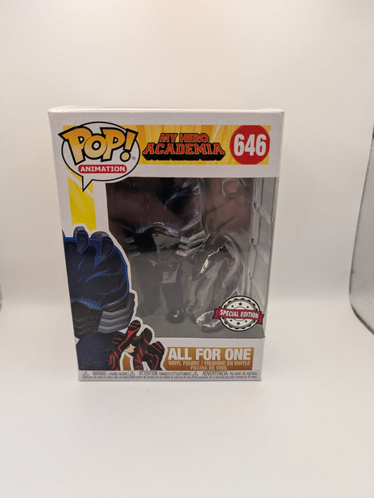 Funko Pop My Hero Academia All for One 646 Special Edition Vinyl FRENLY BRICKS - Open 7 Days
