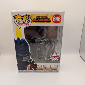 Funko Pop My Hero Academia All for One 646 Special Edition Vinyl FRENLY BRICKS - Open 7 Days