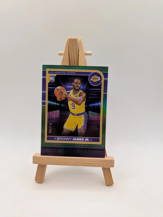 2024-25 BRONNY JAMES JR /99 PANINI HOOPS ROOKIE RC #280 FRENLY BRICKS - Open 7 Days