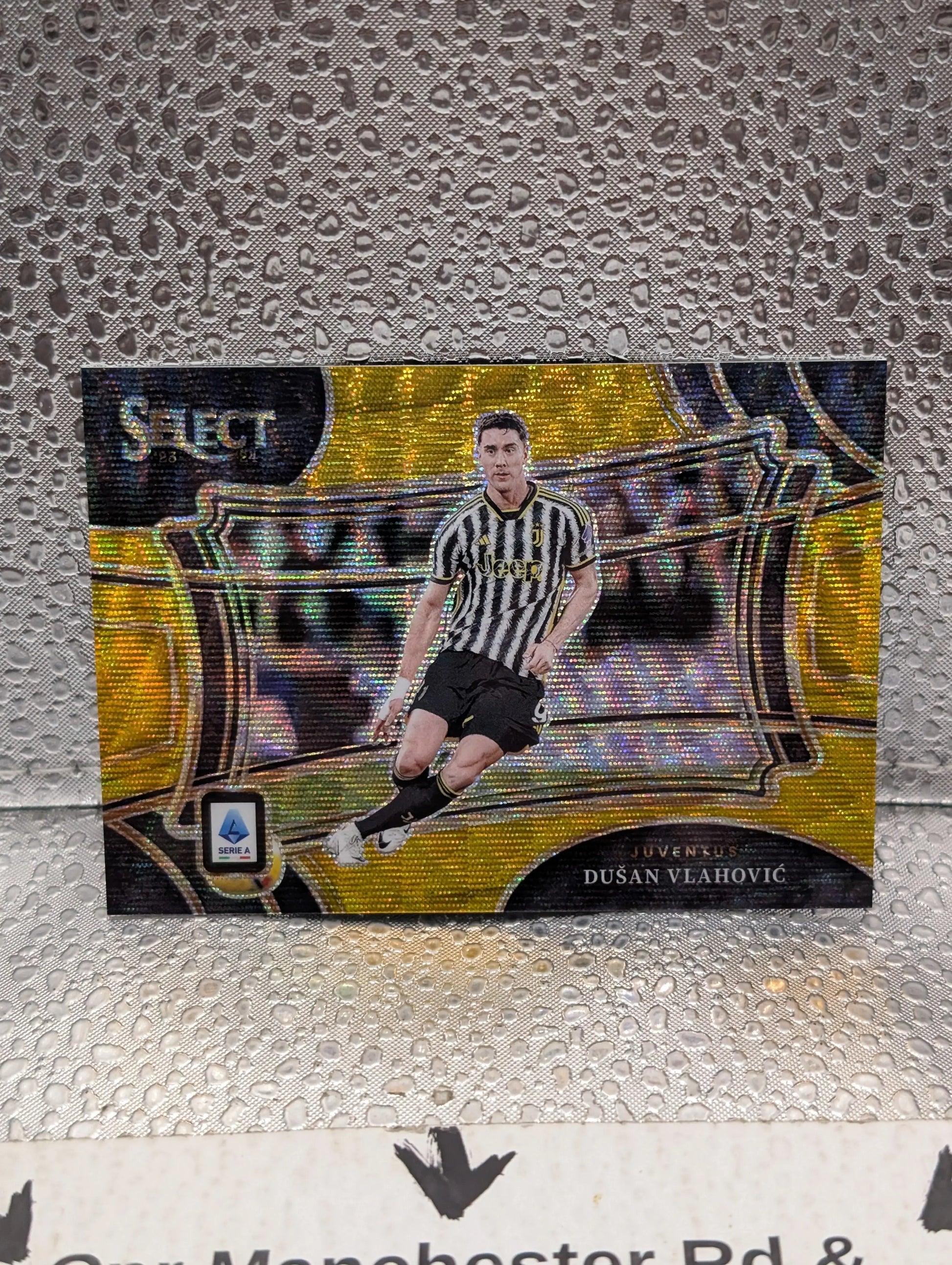 2023-24 Panini Select Serie A - Field Level Dusan Vlahovic #226 Gold Wave Prizm /10 FRENLY BRICKS - Open 7 Days