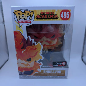 Funko Pop Anime My Hero Academia Endeavor GameStop Exclusive 495 FRENLY BRICKS - Open 7 Days