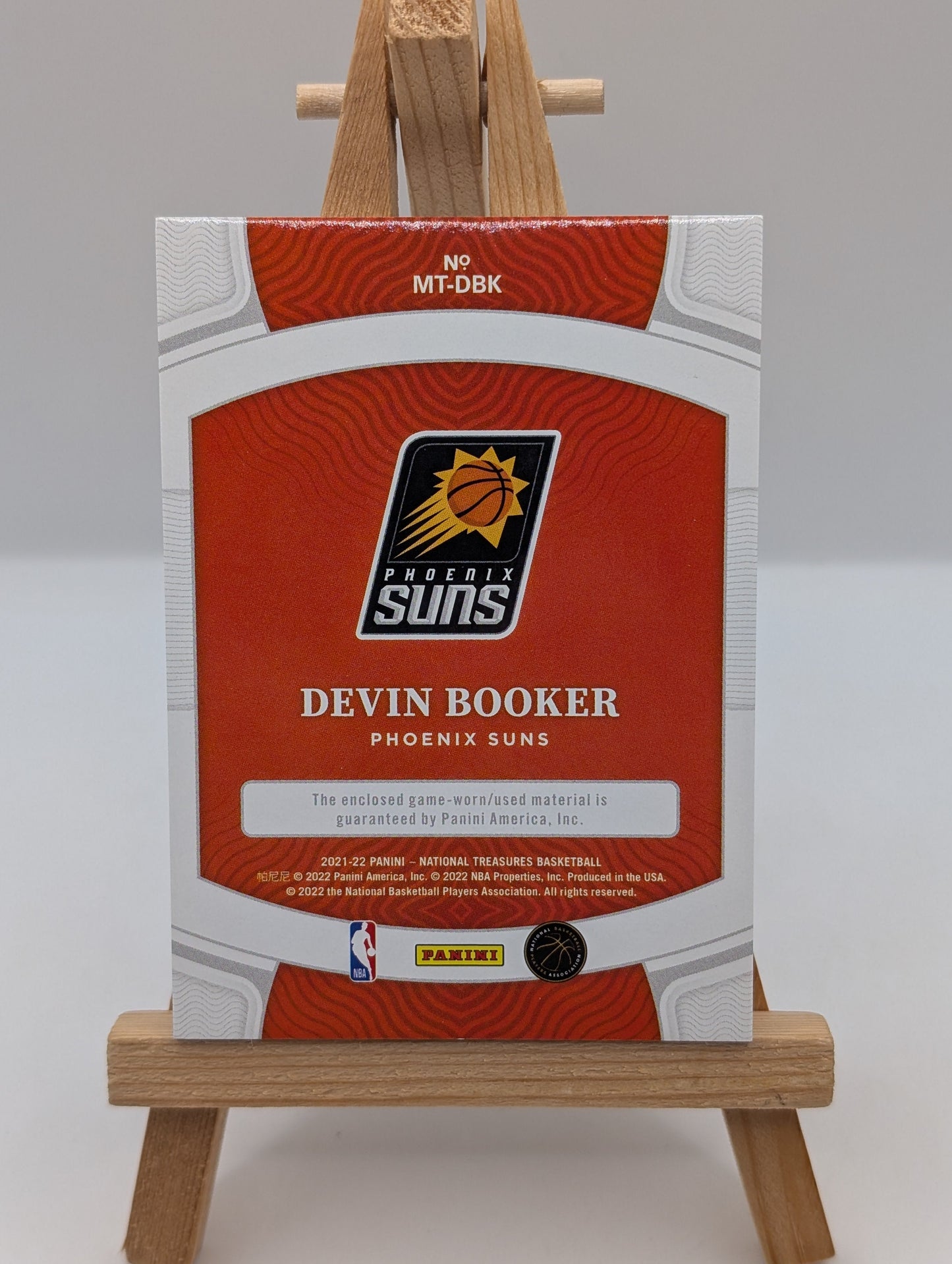 2021-22 National Treasures Devin Booker Material Treasures /25 Game Worn FRENLY BRICKS - Open 7 Days
