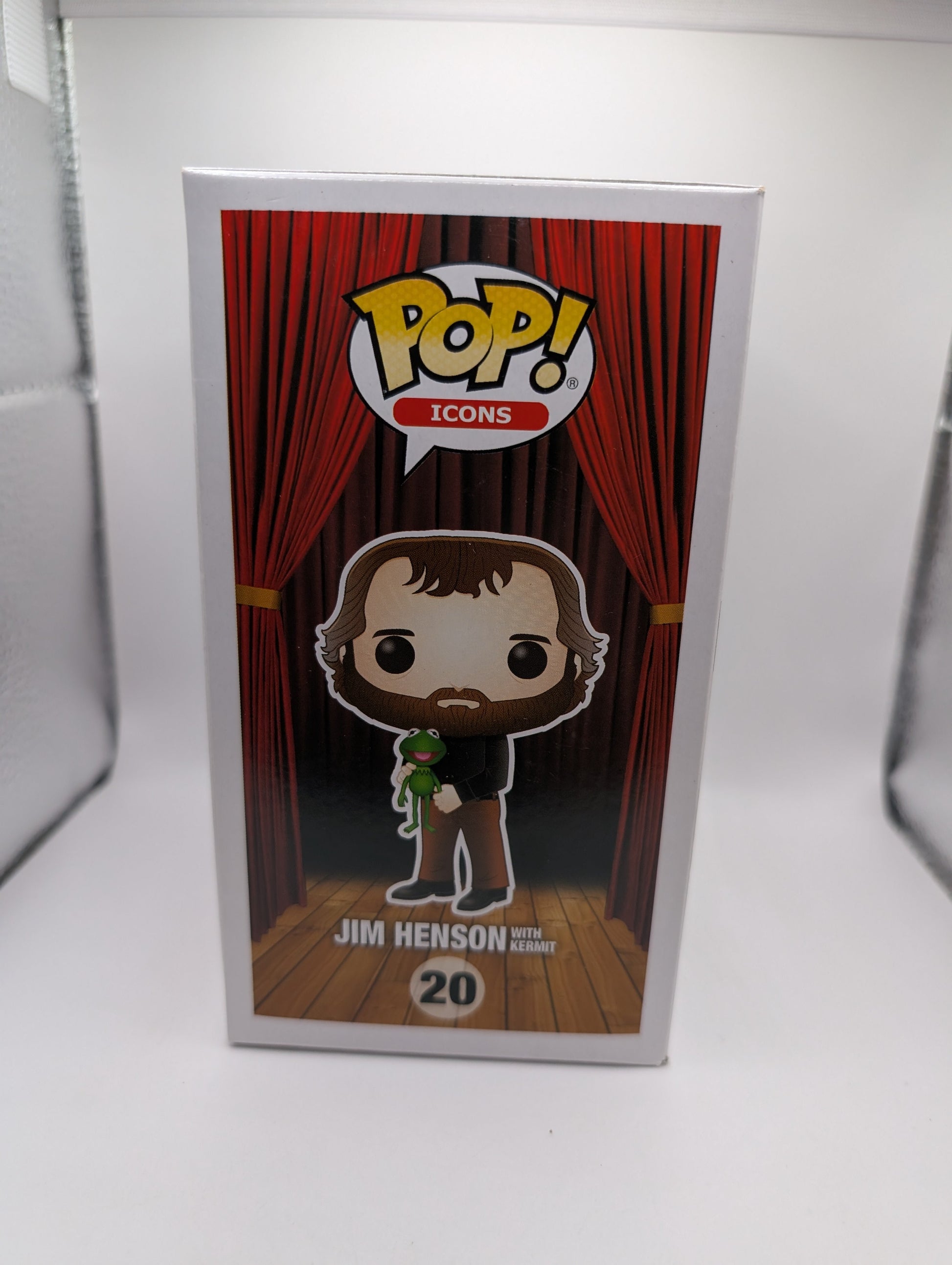 Jim Henson with Kermit Pop 20 - Funko Pop Vinyl FRENLY BRICKS - Open 7 Days