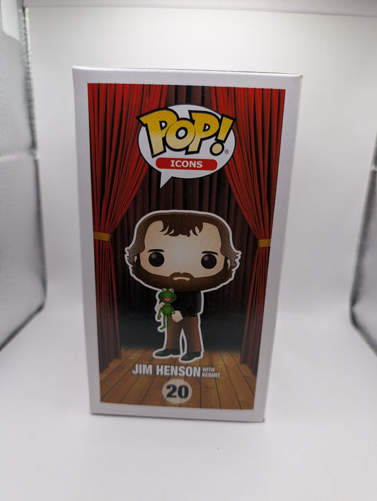 Jim Henson with Kermit Pop 20 - Funko Pop Vinyl FRENLY BRICKS - Open 7 Days