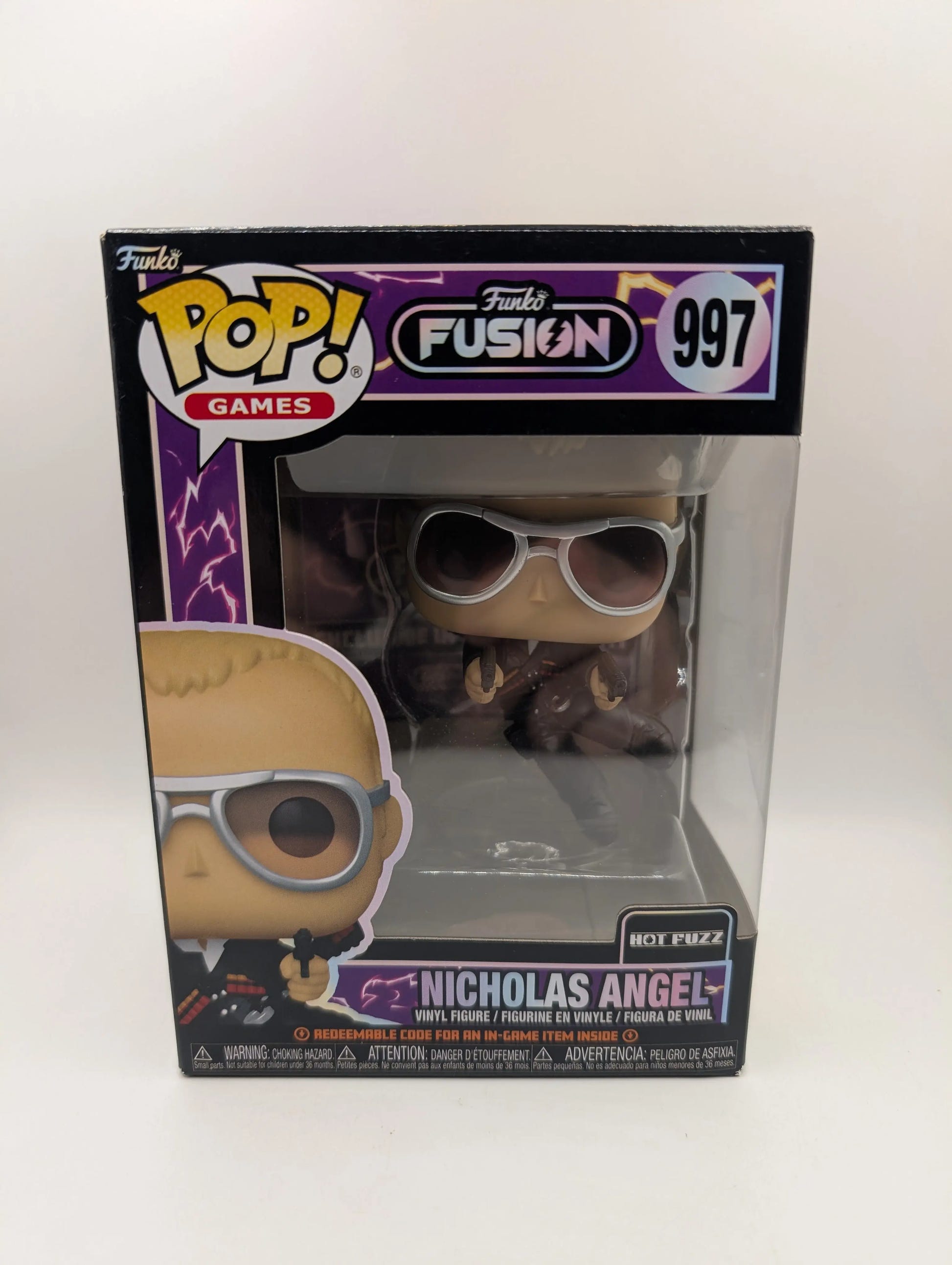 Funko Pop - Funko Fusion Nicholas Angel 997 - Hot Fuzz - Pop Games FRENLY BRICKS - Open 7 Days image 1