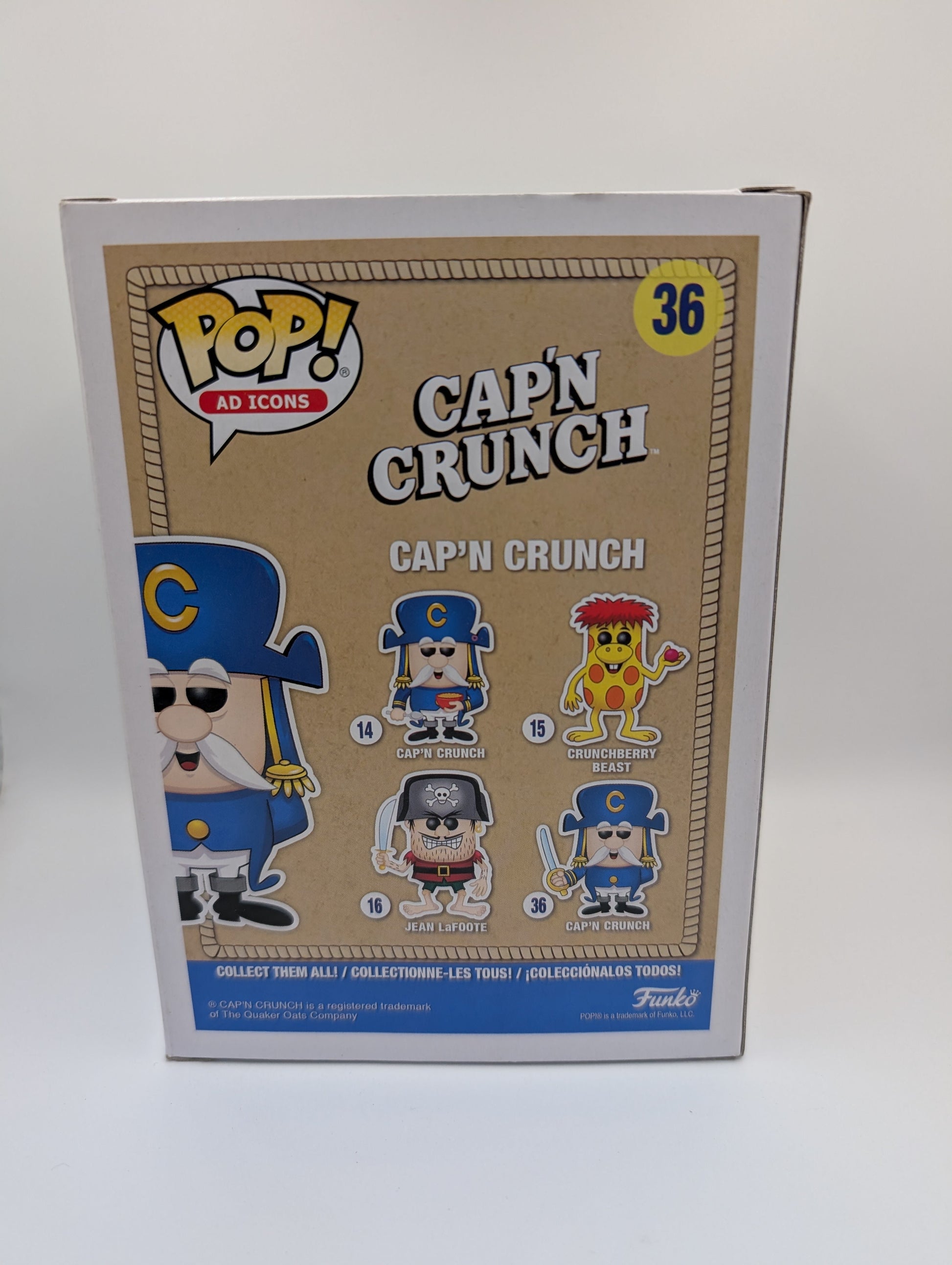 Funko Pop! Ad Icons - Cap'n Crunch #36 Captain Crunch Capn Crunch FRENLY BRICKS - Open 7 Days