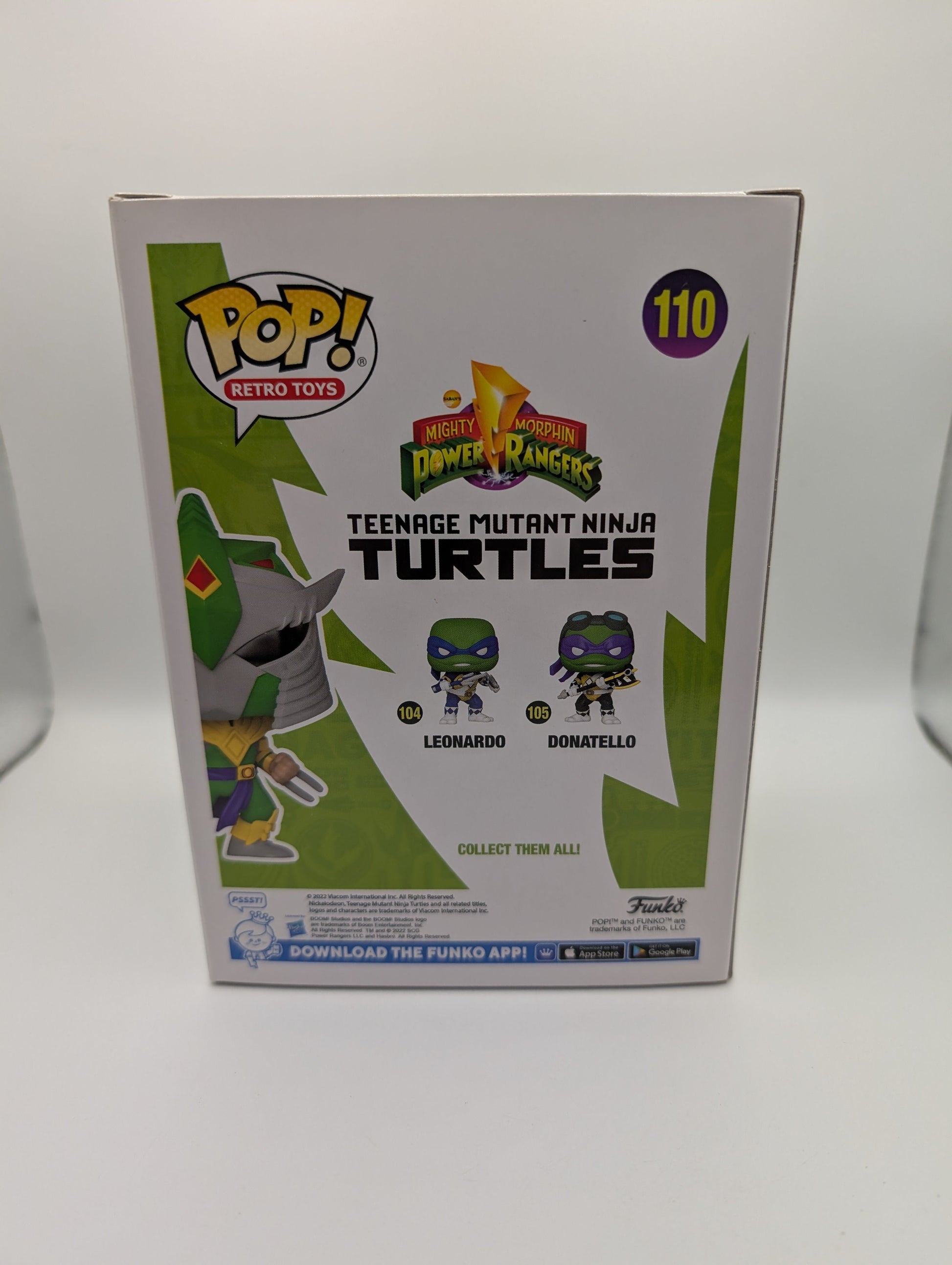 TMNT Shredder #110 Pop Vinyl 2022 Funkon Exclusive FRENLY BRICKS - Open 7 Days