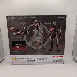 BANDAI S.H.Figuarts Avengers IRON MAN MARK 6 Battle Damage Ed. Figure VI Marvel FRENLY BRICKS - Open 7 Days