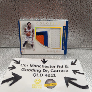 2016-17 Panini National Treasures - Colossal /25 Patch - Derrick Rose Knicks FRENLY BRICKS - Open 7 Days