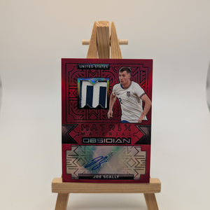 2024-25 Panini Obsidian Soccer JOE SCALLY 1/1 One of One Auto Patch USA US FRENLY BRICKS - Open 7 Days