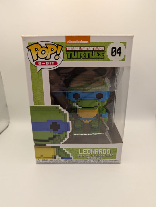 FUNKO POP 8-BIT TEENAGE MUTANT NINJA TURTLES #04 LEONARDO VINYL FIGURE FRENLY BRICKS - Open 7 Days