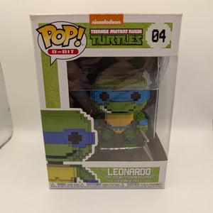 FUNKO POP 8-BIT TEENAGE MUTANT NINJA TURTLES #04 LEONARDO VINYL FIGURE FRENLY BRICKS - Open 7 Days