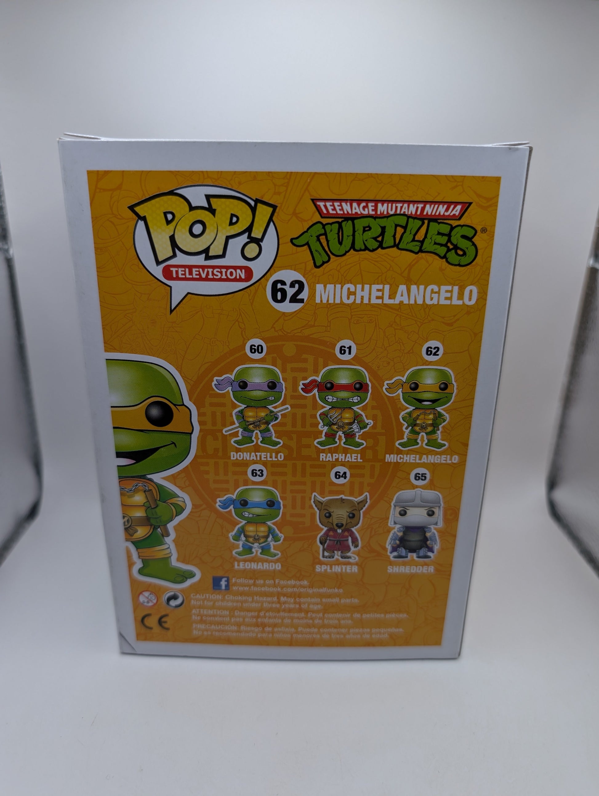 Michelangelo 62 Pop - Teenage Mutant Ninja Turtles Funko Pop! Vinyl 2015 Vaulted FRENLY BRICKS - Open 7 Days