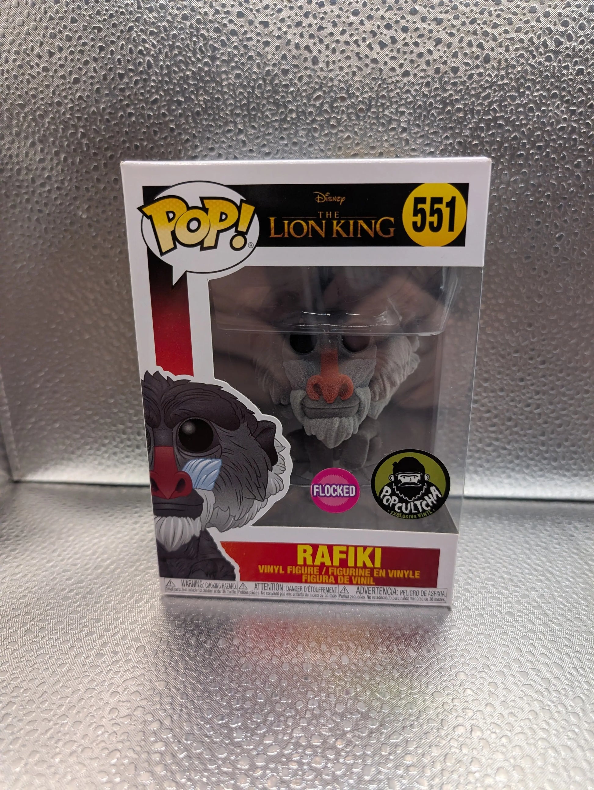 Funko Pop! Vinyl Figure - Disney #551 - Rafiki [Flocked] - Funko Shop Exclusive FRENLY BRICKS - Open 7 Days