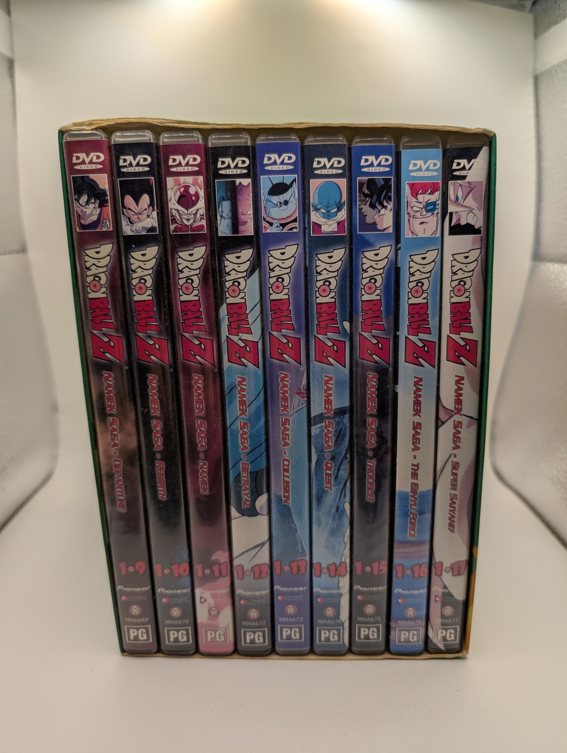 DRAGON BALL Z The Namek Saga Box Set DVD 2002 Complete  9 Disc Set Pioneer