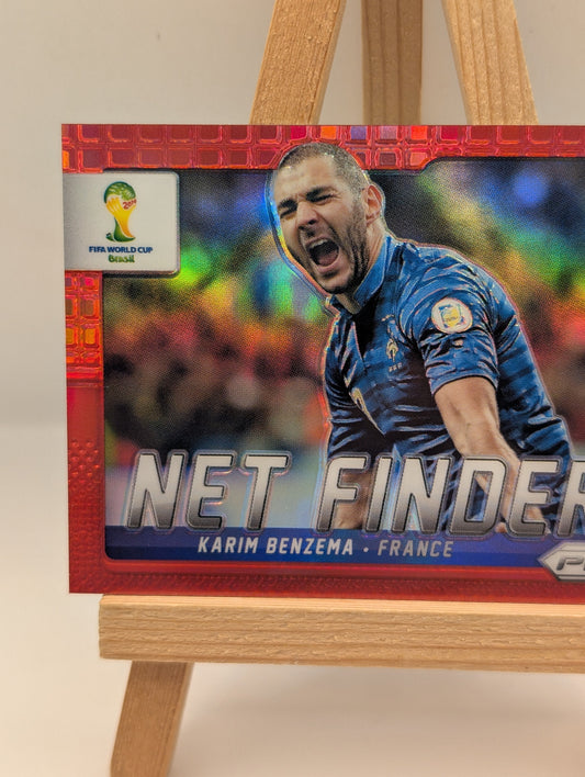 2014 Panini Prizm World Cup Karim Benzema Net Finders Red /149 France FRENLY BRICKS - Open 7 Days