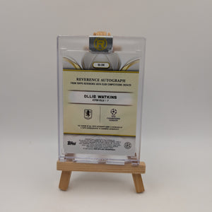2025 Topps Reverence UCC UEFA ASTON VILLA OLLIE WATKINS Sealed Auto /75