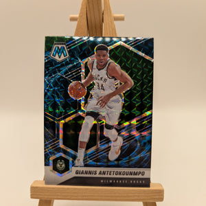 Giannis Antetokounmpo 2020 Mosaic #80 Genesis /(SSP) FRENLY BRICKS - Open 7 Days