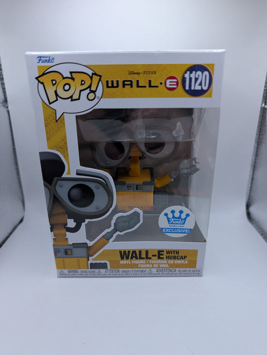 Wall E With Hubcap #1120 Funko Pop Vinyl Figure Disney Pixar Exclusive FRENLY BRICKS - Open 7 Days