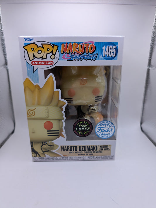 Pop Naruto Uzumaki Kurama Link Mode #1465 Glow Chase Funko Pop Vinyl FRENLY BRICKS - Open 7 Days