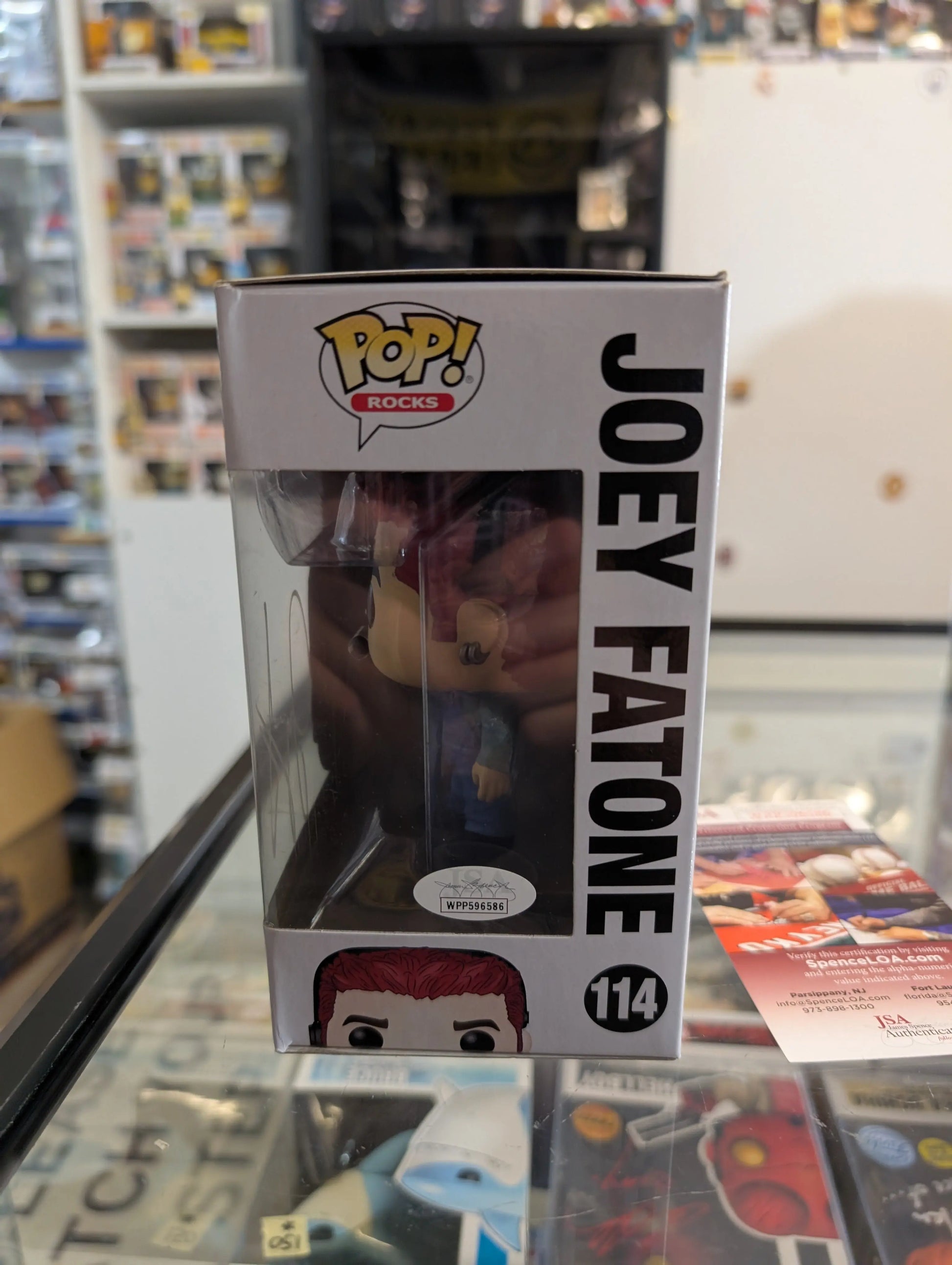 VAULTED Funko Pop! Rocks *NSYNC JOEY FATONE #114 FRENLY BRICKS - Open 7 Days