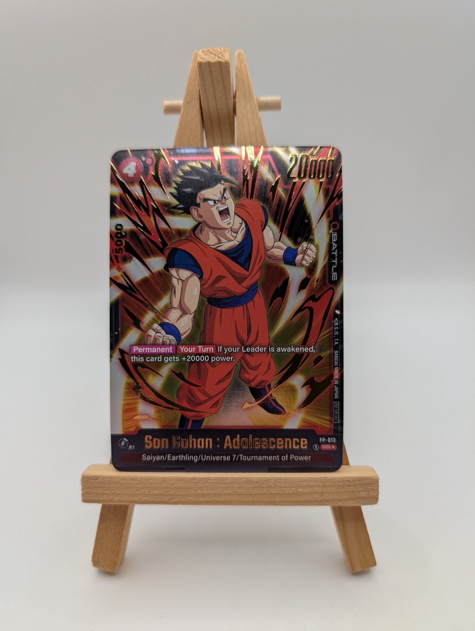 Dragon Ball Fusion World Son Gohan Release Event Winner Blazing Aura FB02 FP-013 FRENLY BRICKS - Open 7 Days