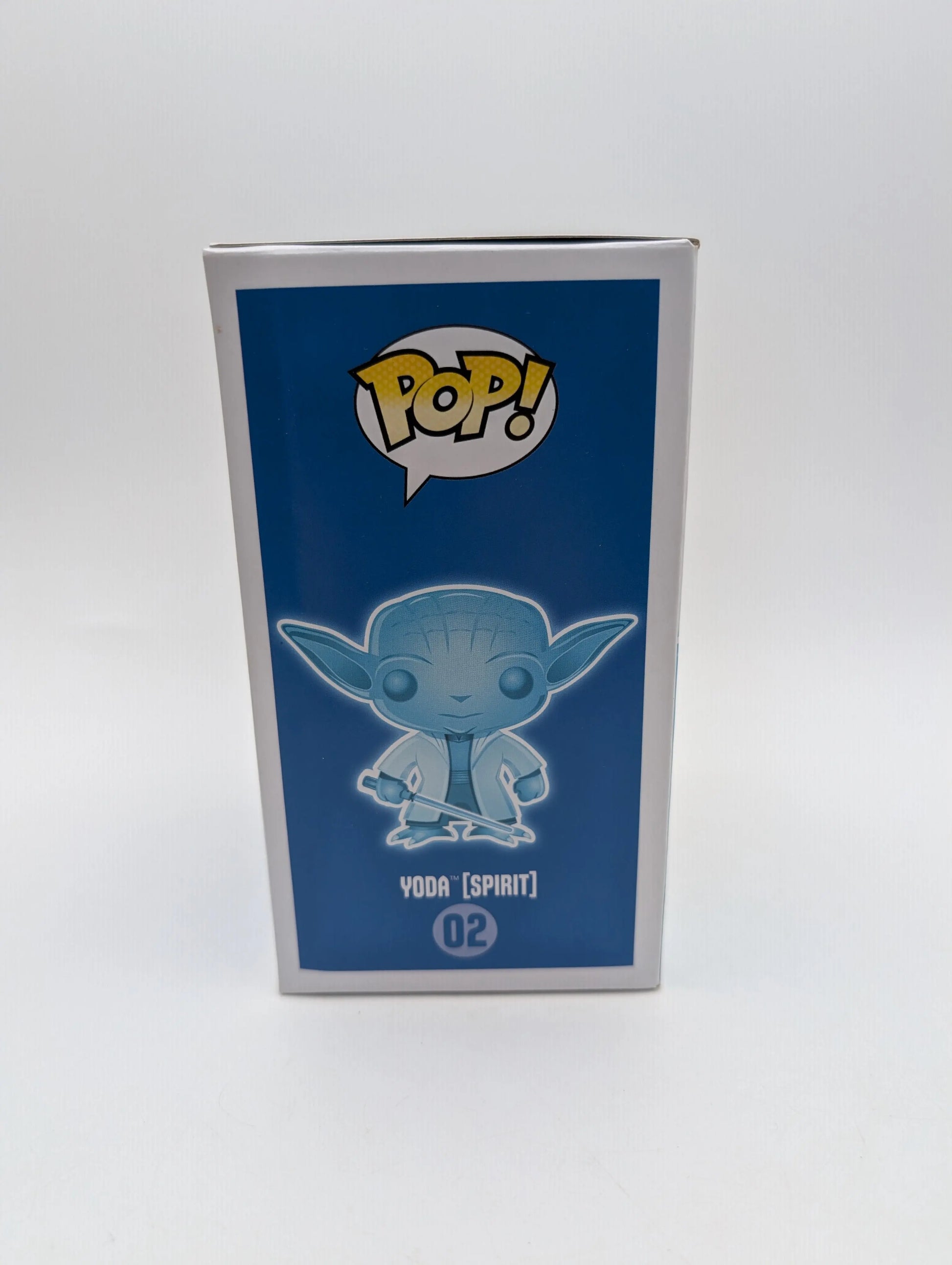 FUNKO POP STAR WARS 02 YODA (SPIRIT) VINYL BOBBLE-HEAD IN BOX GLOWS IN THE DARK FRENLY BRICKS - Open 7 Days