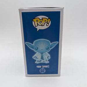 FUNKO POP STAR WARS 02 YODA (SPIRIT) VINYL BOBBLE-HEAD IN BOX GLOWS IN THE DARK FRENLY BRICKS - Open 7 Days