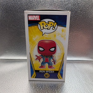 FUNKO Pop Vinyl Iron Spider Marvel #287 FRENLY BRICKS - Open 7 Days