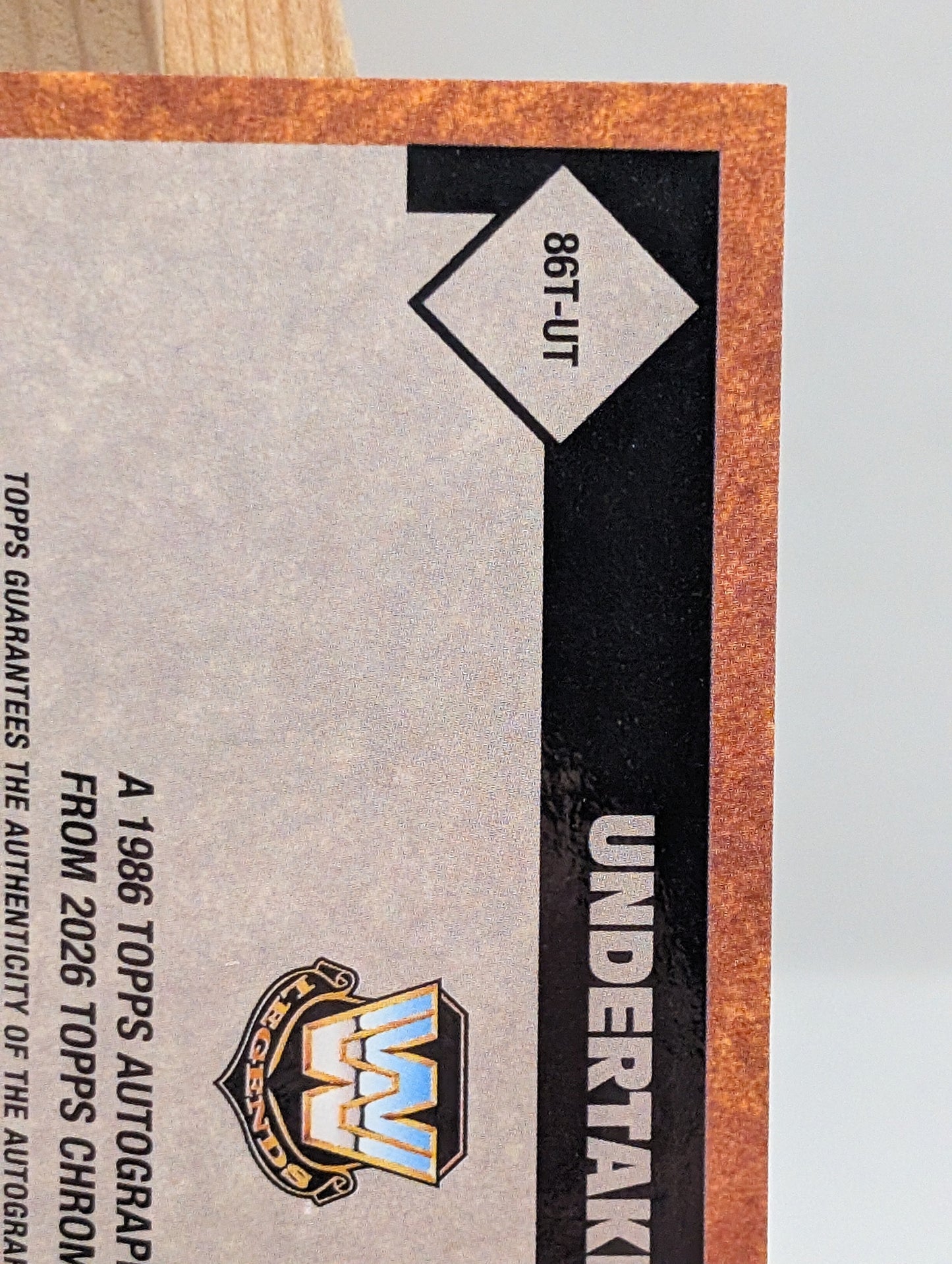 2026 Topps Chrome WWE UNDERTAKER 1986 Legend Autograph Auto Gold /50 FRENLY BRICKS - Open 7 Days