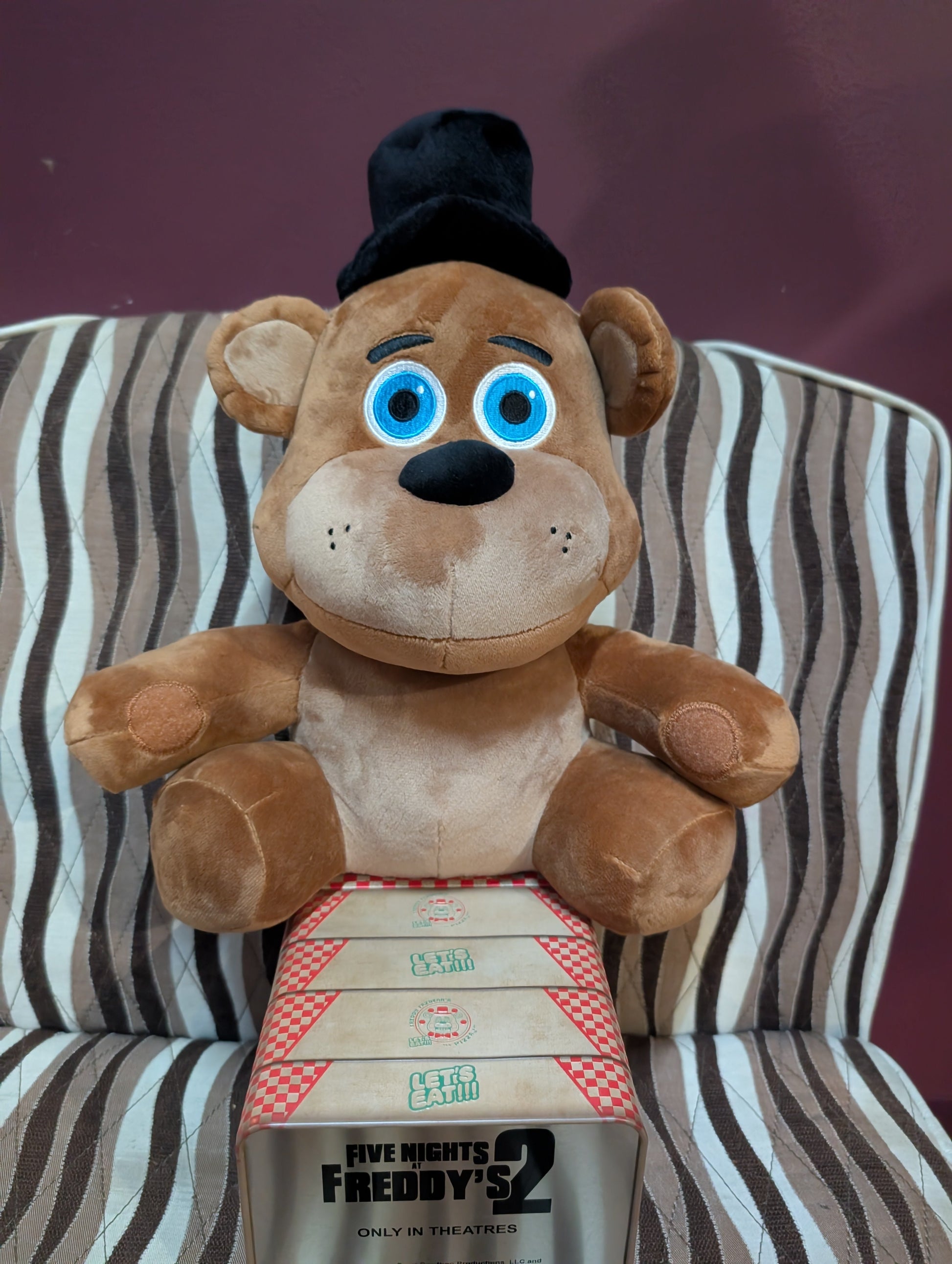 IN HAND FNAF Five Nights At Freddy’s 2 Plush Cinemark Popcorn Bucket FREE SHIP FRENLY BRICKS - Open 7 Days