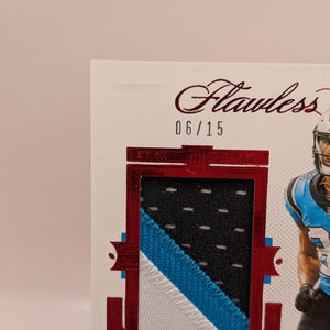 TERRACE MARSHALL JR 2021 FLAWLESS RPA ROOKIE PATCH RUBY RC AUTO /15 FRENLY BRICKS - Open 7 Days