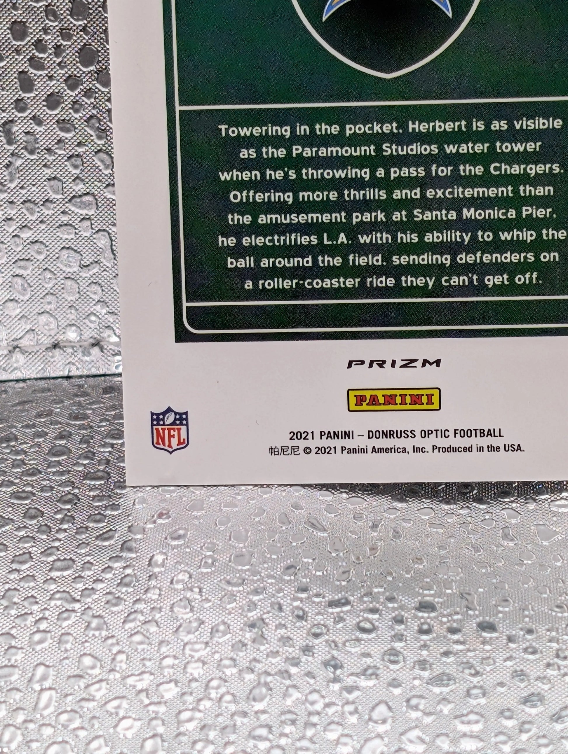 Justin Herbert Downtown Case Hit 2021 Donruss Optic Football SSP DT-27 FRENLY BRICKS - Open 7 Days