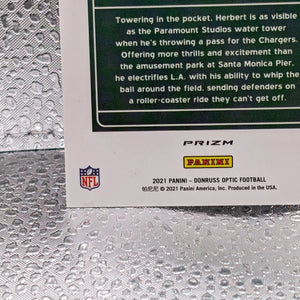Justin Herbert Downtown Case Hit 2021 Donruss Optic Football SSP DT-27 FRENLY BRICKS - Open 7 Days