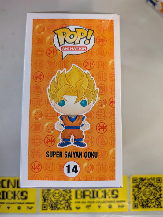 Goku Super Saiyan Dragon Ball Z Anime Funko Pop #14 Vaulted FRENLY BRICKS - Open 7 Days
